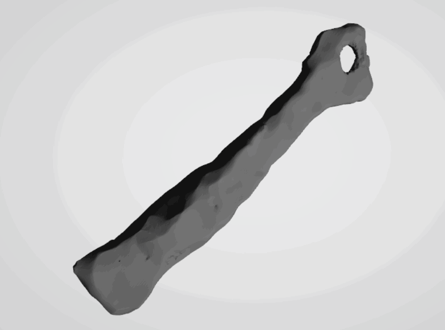 Fragment uchwytu wagi (?)