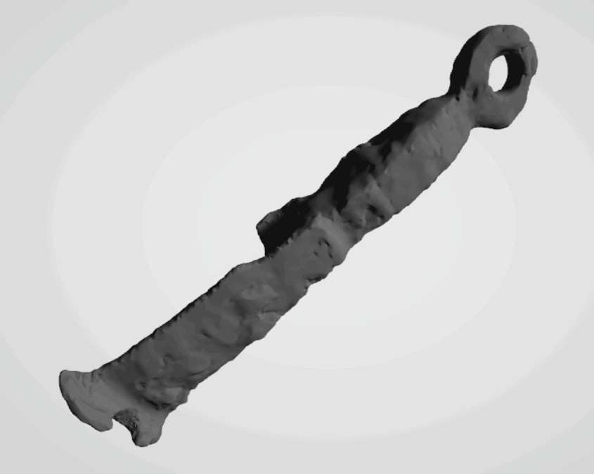Fragment uchwytu wagi (?)